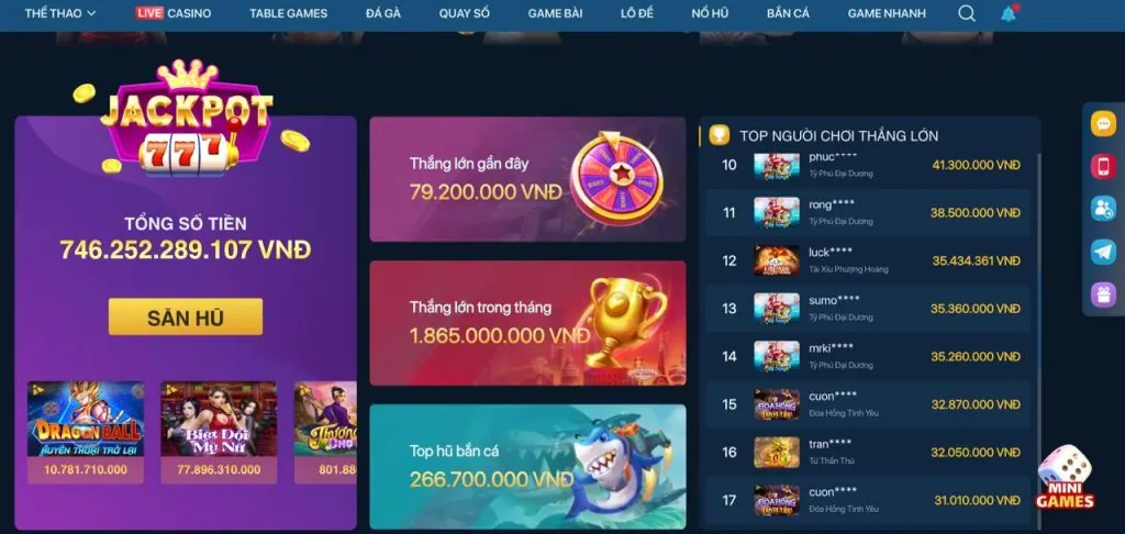 Giải thưởng winclub app